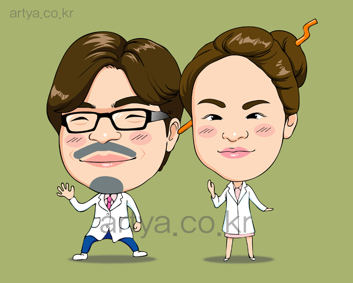 한의원 일러스트 캐리커쳐.jpg