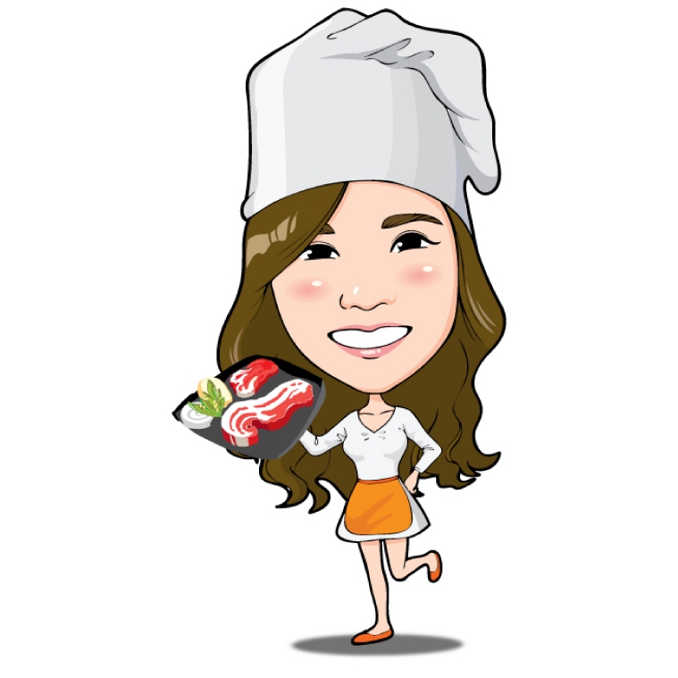 식당 캐릭터--일러스트