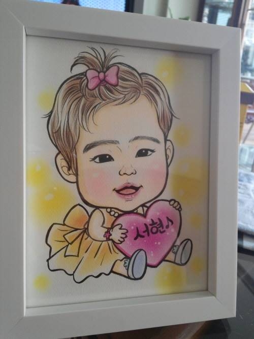 수작업 캐리커쳐 주문작업