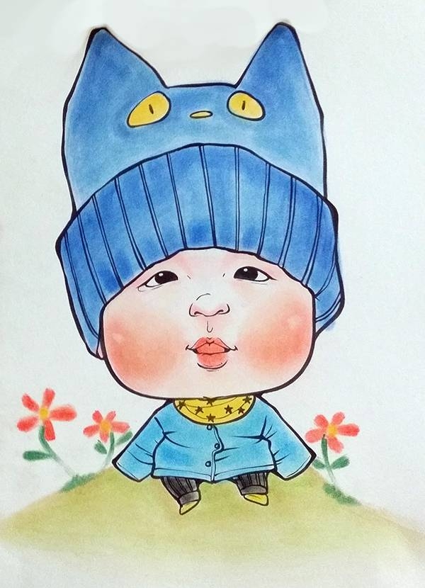 캐리커쳐 수작업 주문작업