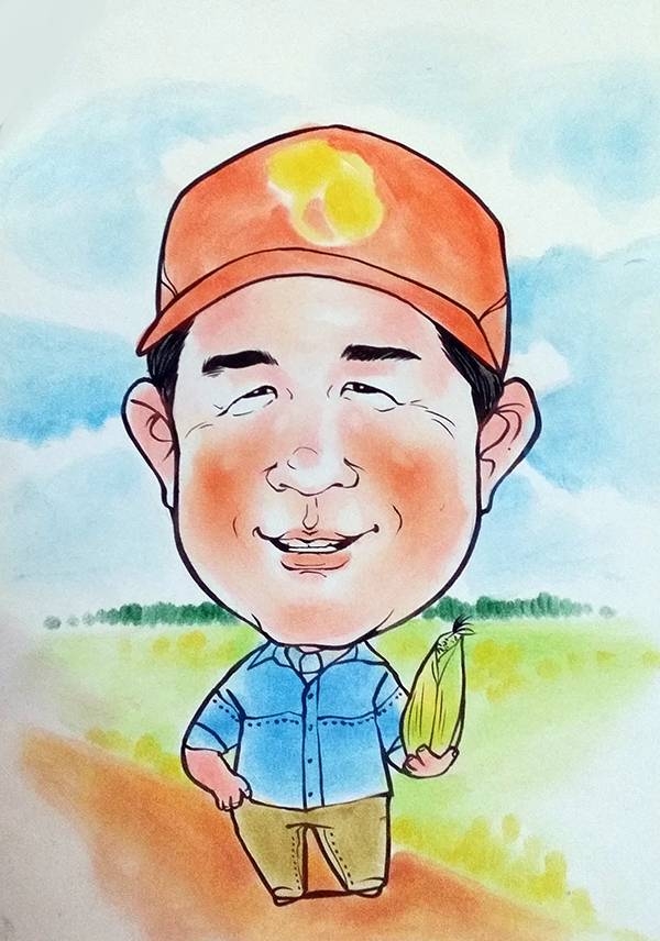 캐리커쳐 주문작업 (수작업)