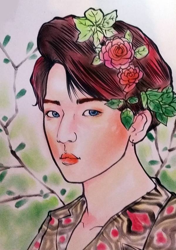 A4 수작업 컨셉 캐리커쳐 