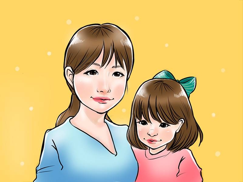 디지털 캐리커쳐 주문작업(일반형)