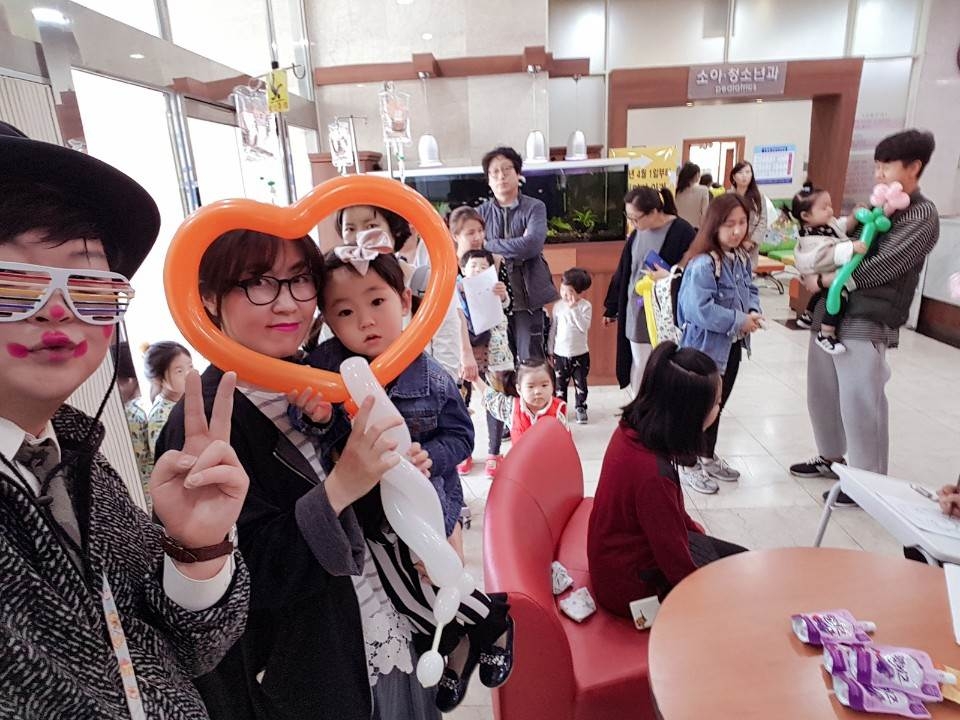 삐에로 풍선아트 이벤트