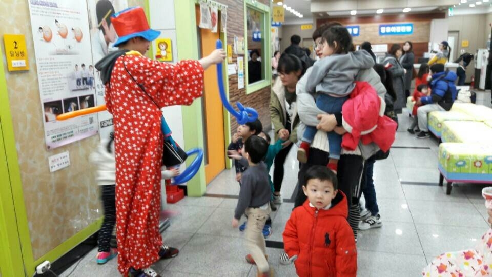 삐에로 풍선아트 이벤트